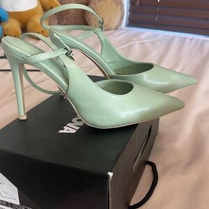 Light Green Stiletto Heels